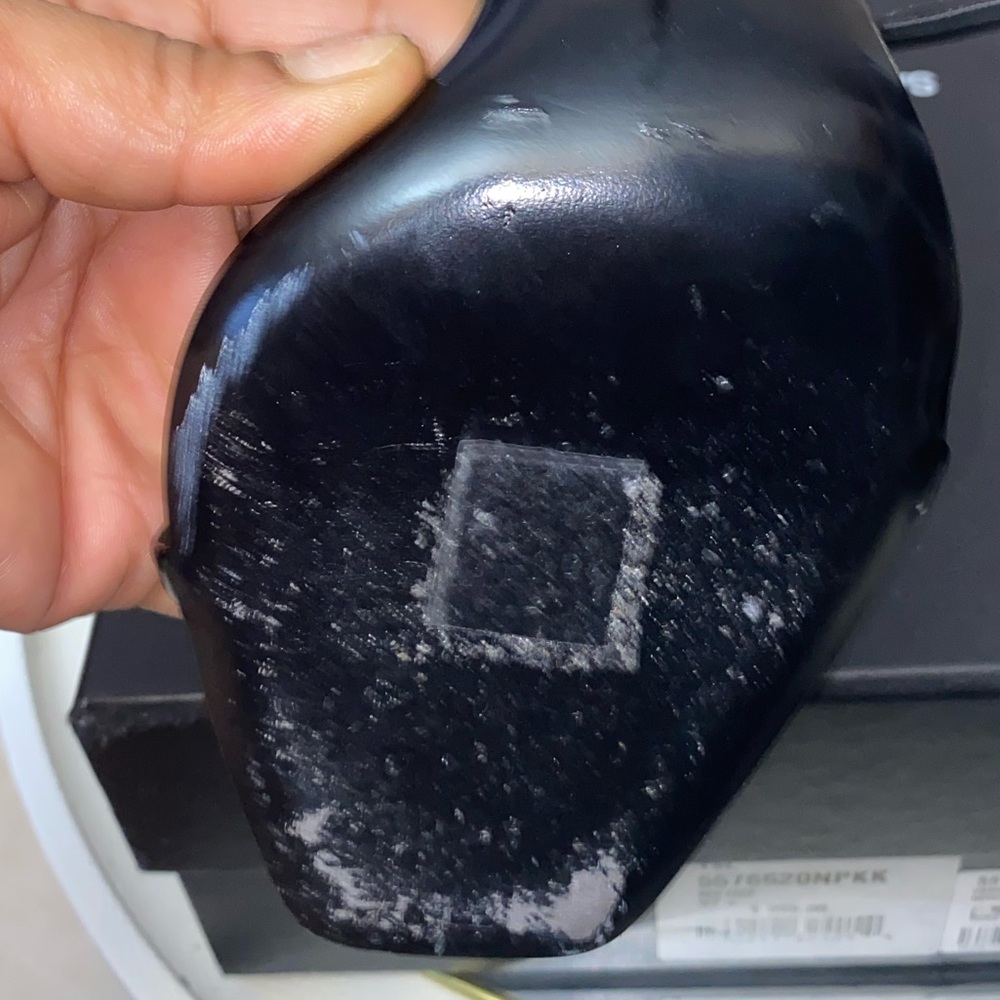 Yves Saint Laurent Vernice Chiffon Oro Antico 37  1/2 /7.5 - Picture 3 of 6